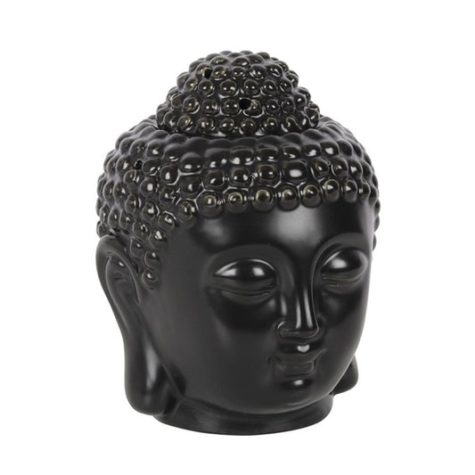 Black Buddha Head Oil Burner N/A