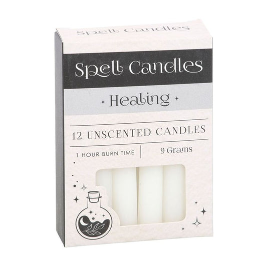 Pack of 12 Healing Spell Candles N/A