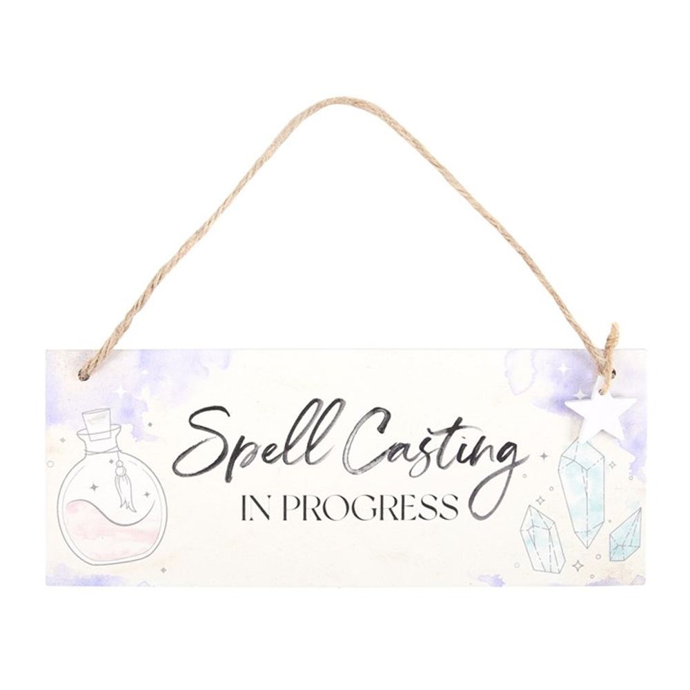 Spell Casting in Progress Hanging Sign N/A