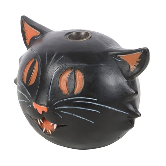 Black Cat Backflow Incense Burner N/A