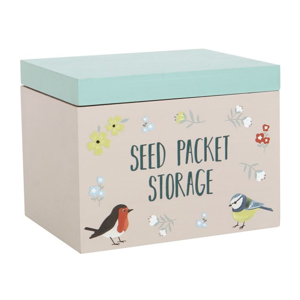 British Garden Birds Seed Packet Storage Box N/A