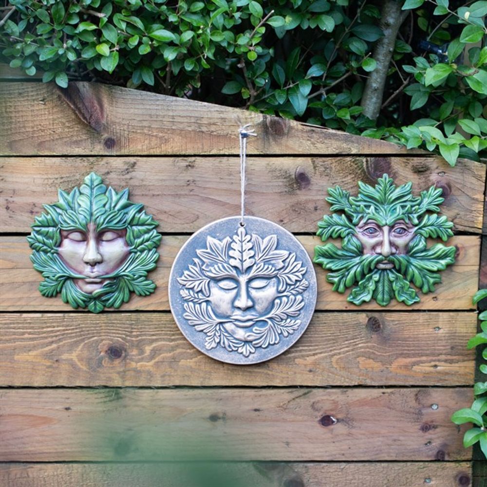 Green Man Resin Wall Plaque N/A