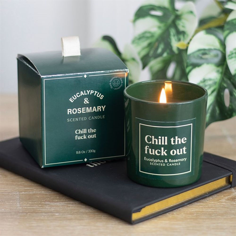 Sweary Chill Out Eucalyptus & Rosemary Candle N/A