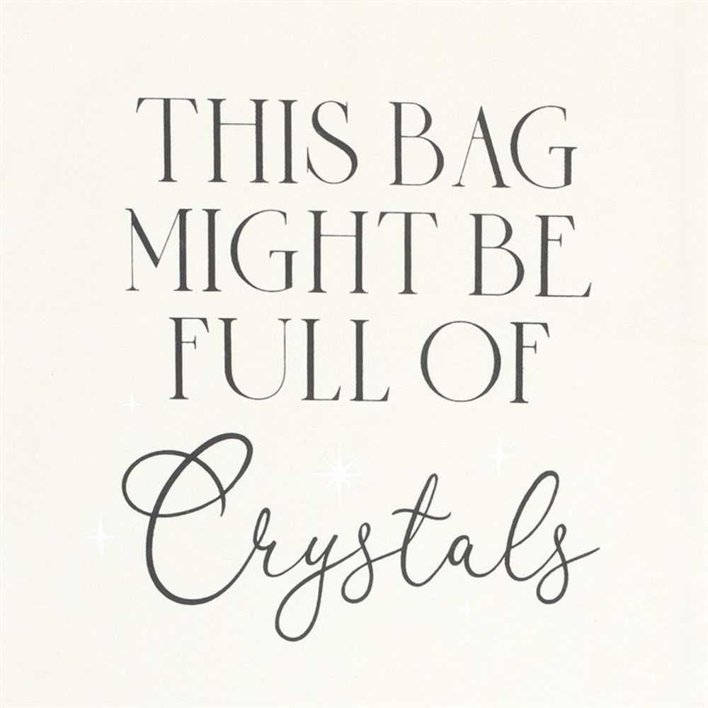 Full of Crystals Polycotton Tote Bag N/A