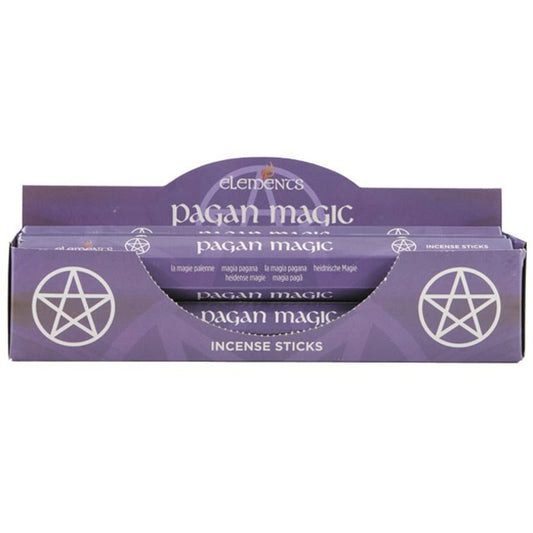 Set of 6 Packets of Elements Pagan Magic Incense Sticks N/A