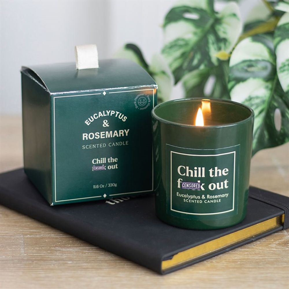 Sweary Chill Out Eucalyptus & Rosemary Candle N/A