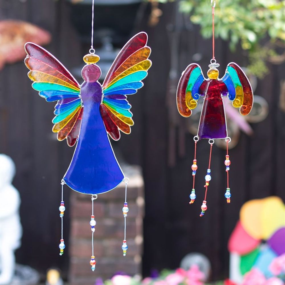 38cm Rainbow Angel Suncatcher N/A