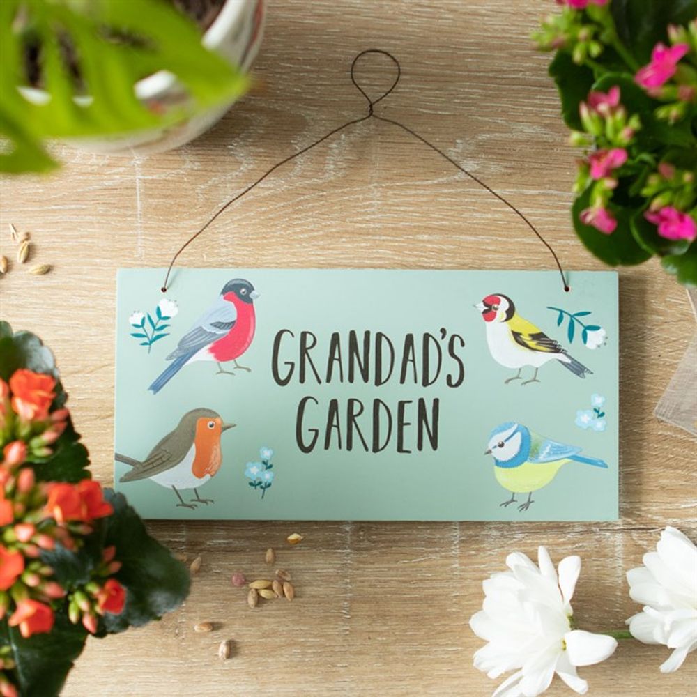 Grandad's Garden British Garden Birds Sign N/A