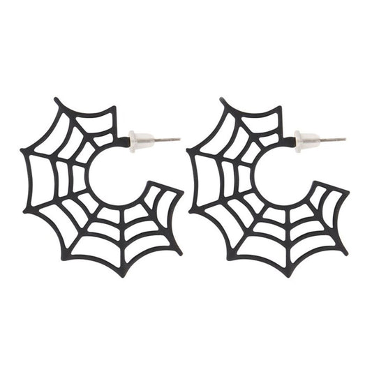 Spiderweb Earrings N/A