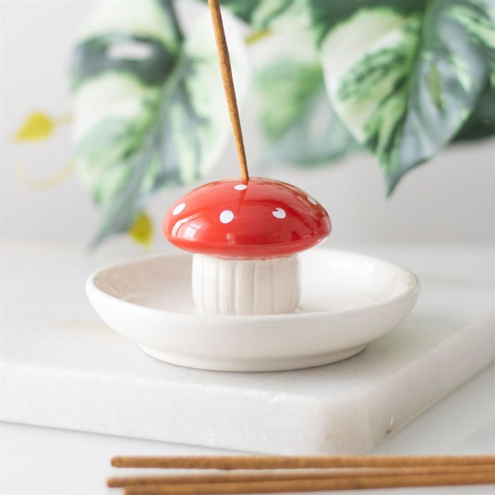 Mushroom Incense Stick Holder N/A