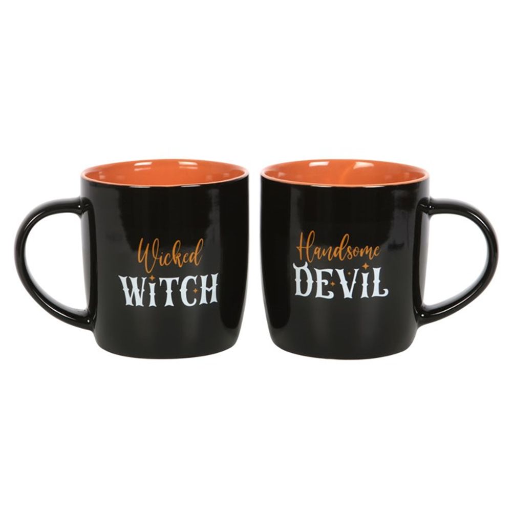 Wicked Witch and Handsome Devil Couples Mug Set N/A