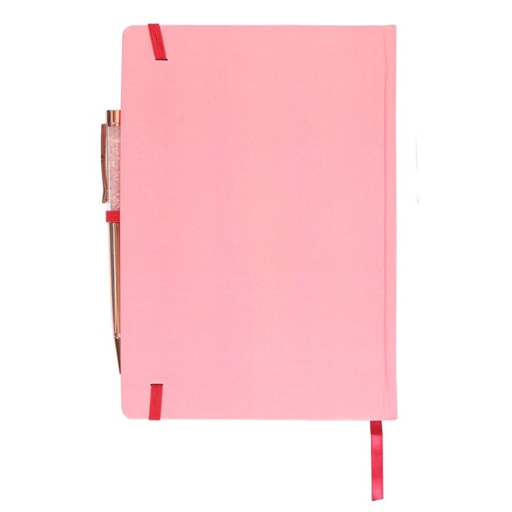 The Sun Gratitude Journal with Rose Quartz Pen N/A