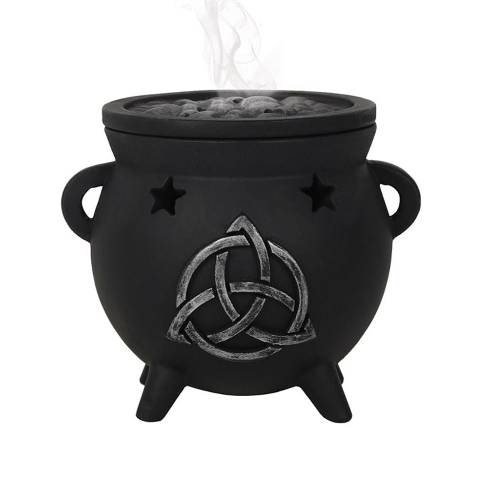 Triquetra Cauldron Incense Cone Holder N/A