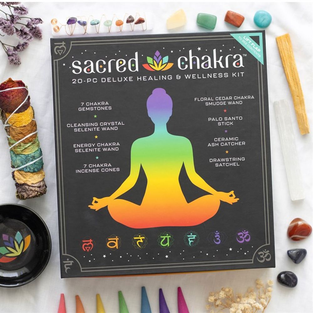 Sacred Chakra Deluxe Healing and Wellness Kit N/A