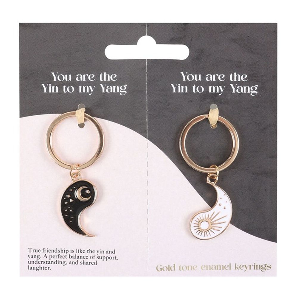 Pair of Yin Yang Best Friend Keyrings N/A