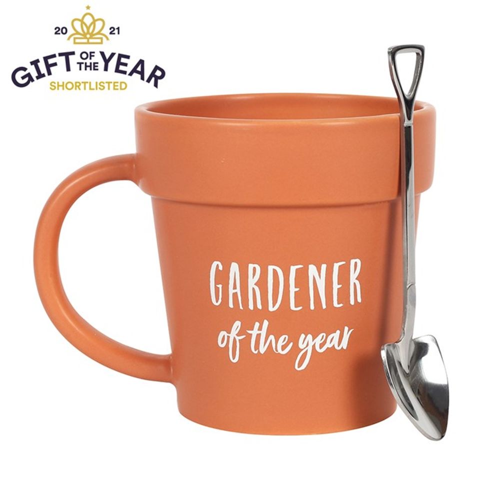 Gardener of the Year Pot Mug and Shovel Spoon N/A