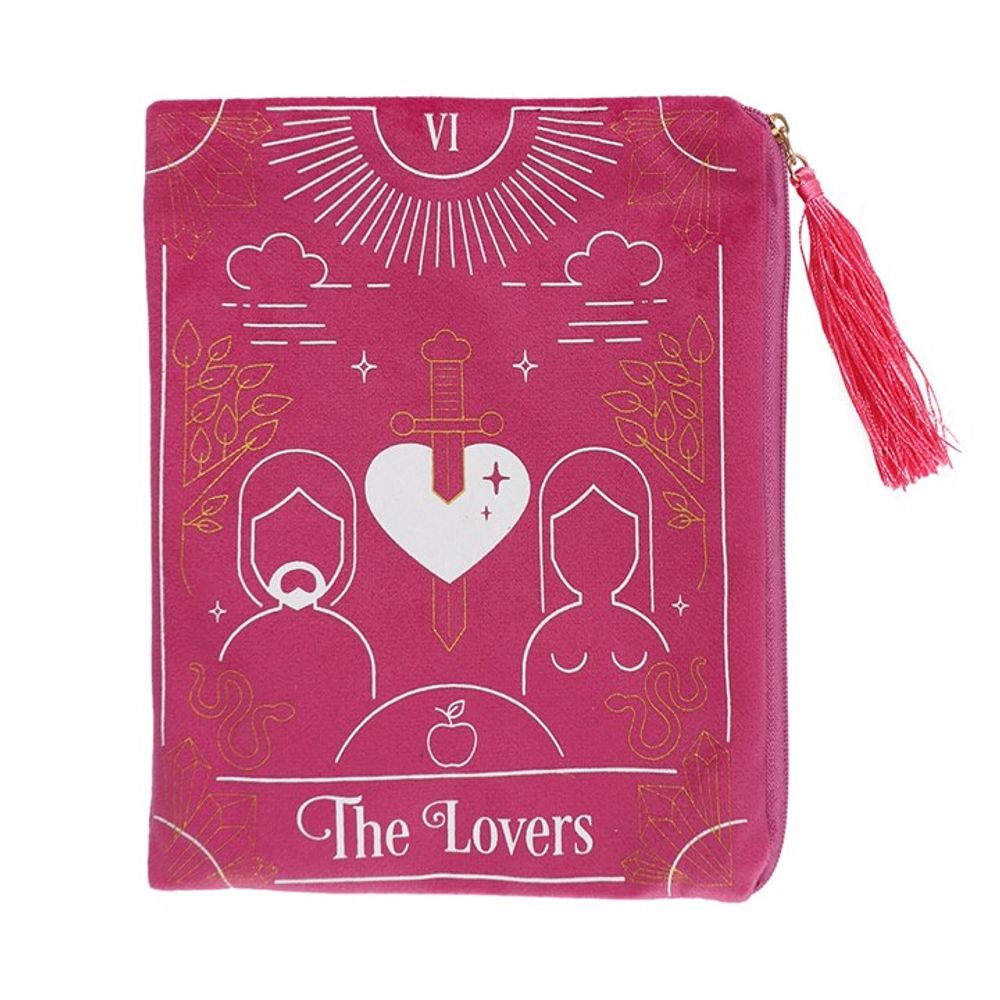 The Lovers Tarot Card Zippered Bag N/A