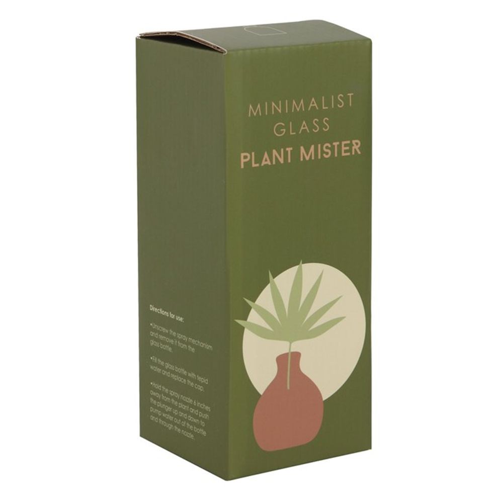 Green Minimalist Glass Plant Mister N/A