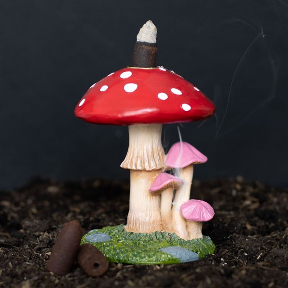 Mushroom Backflow Incense Burner N/A