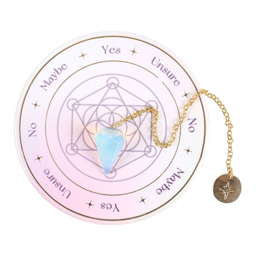 Opalite Pendulum Divination Kit N/A