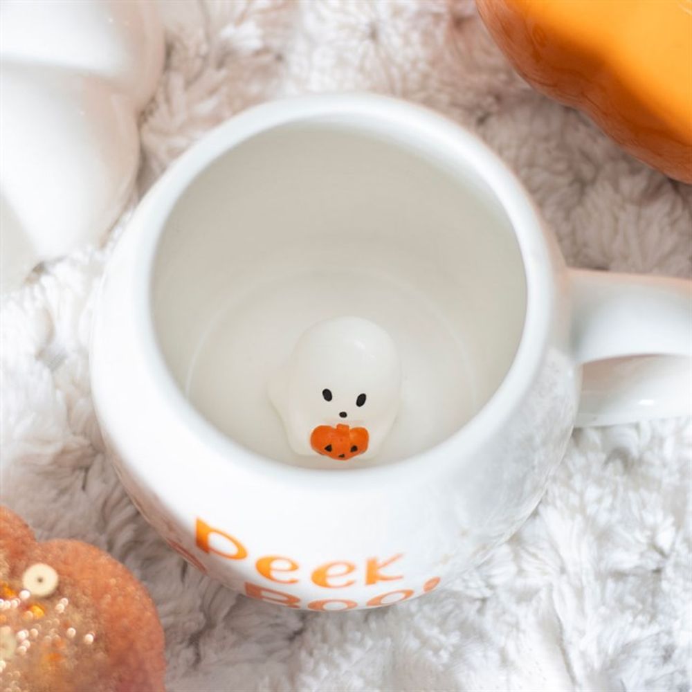 Peekaboo Ghost Rounded Mug N/A