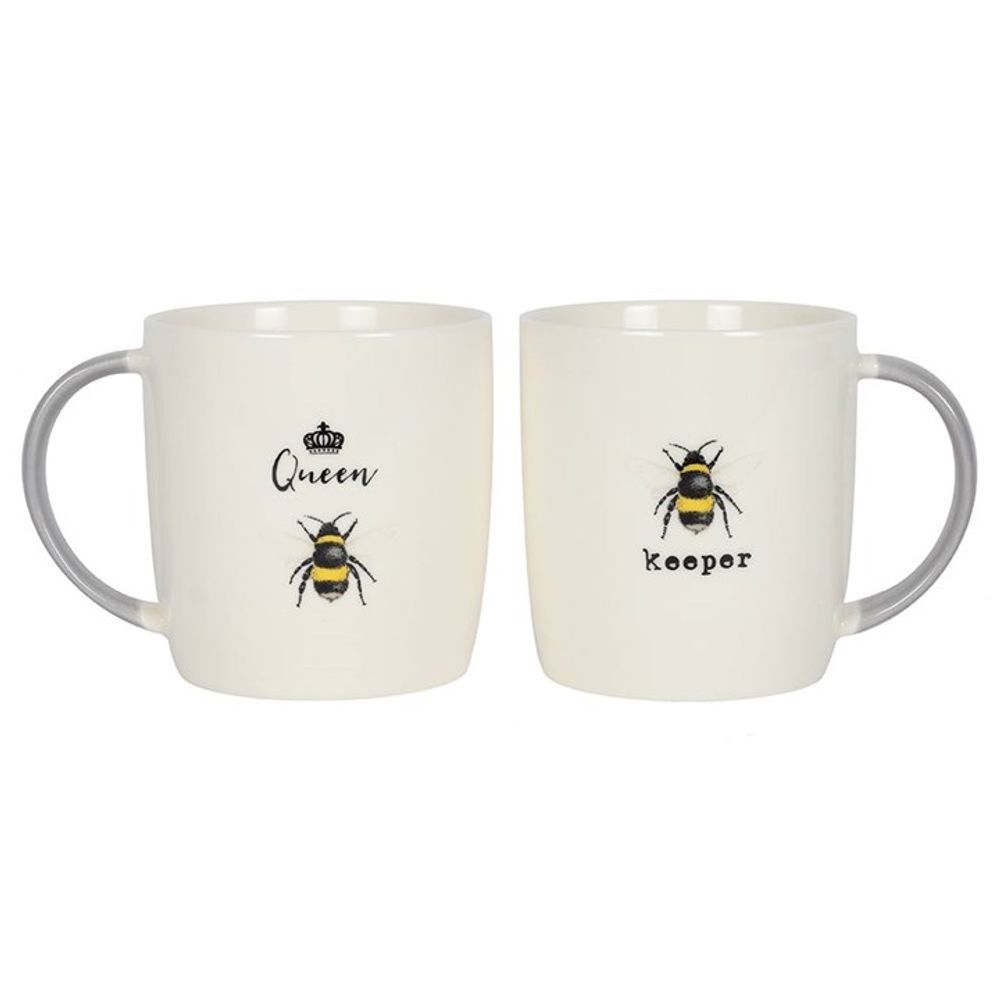 Queen Bee and Bee Keeper Mug Set N/A