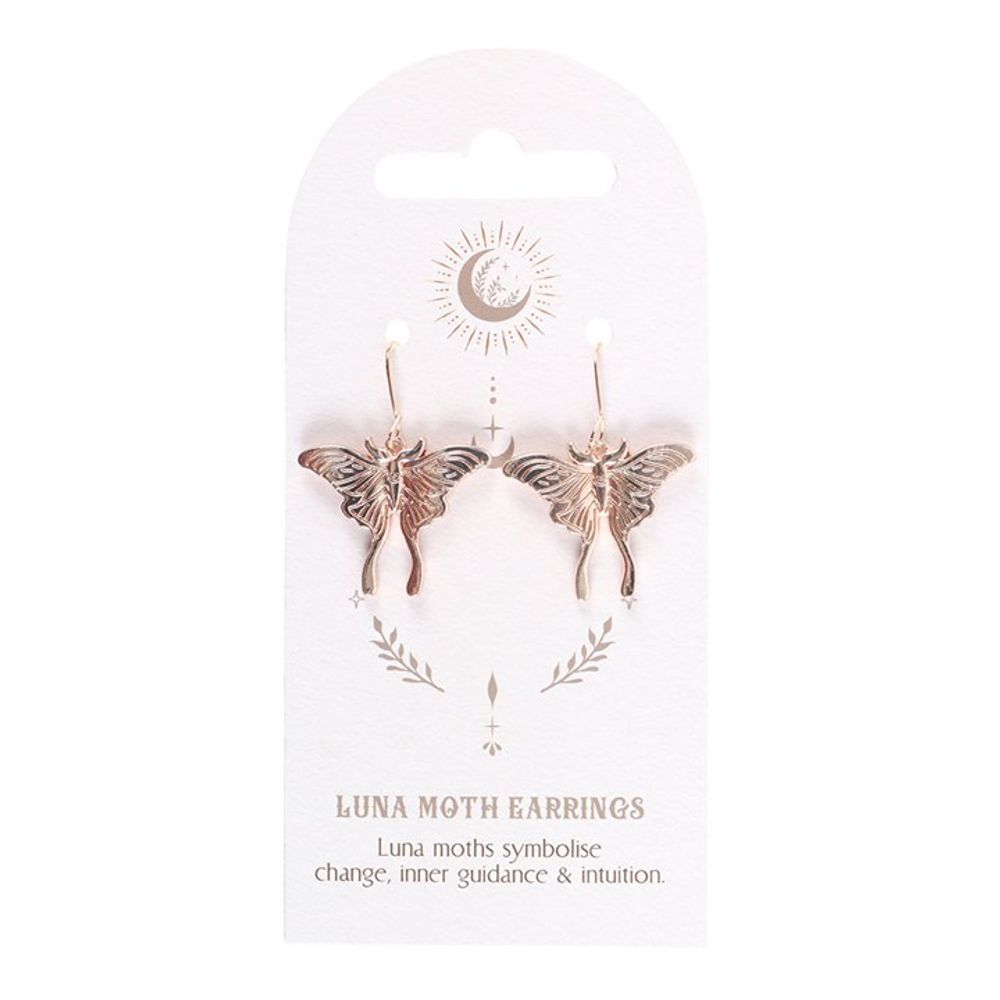 Luna Moth Earrings N/A