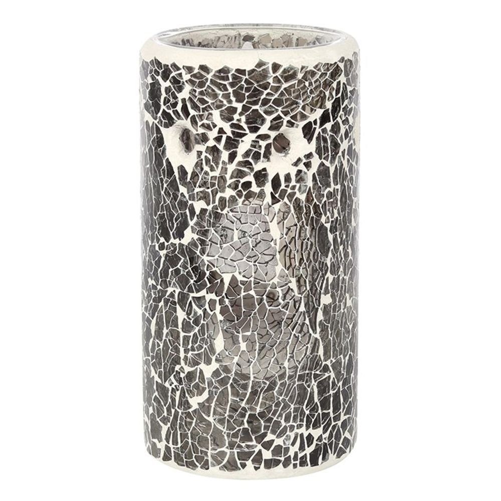 Pillar Gunmetal Grey Crackle Oil Burner N/A