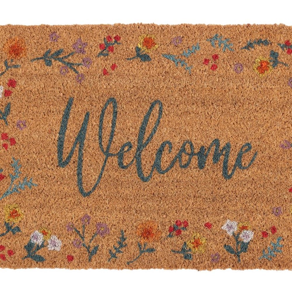 Natural Botanical Welcome Doormat N/A