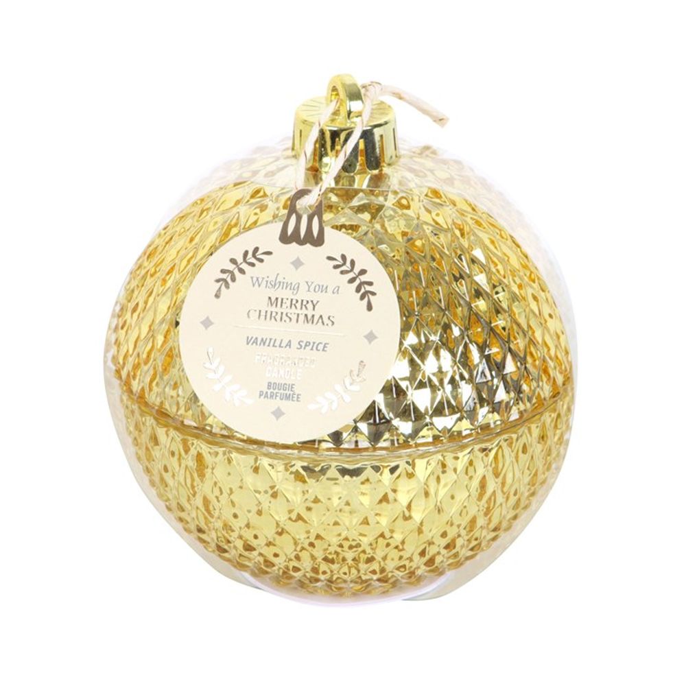 11cm Gold Bauble Candle N/A