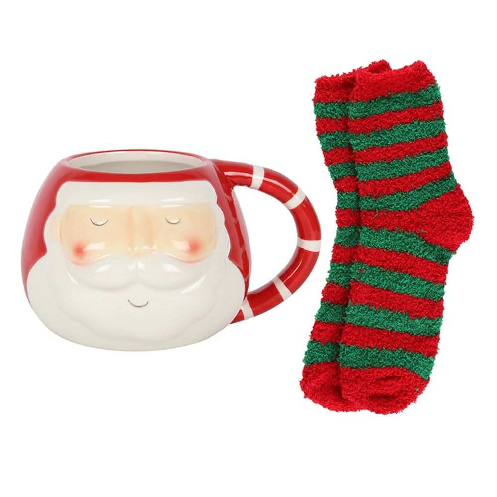 Santa Mug and Socks Set N/A