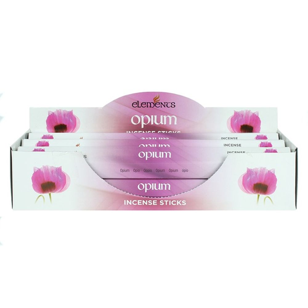 Set of 6 Packets of Elements Opium Incense Sticks N/A