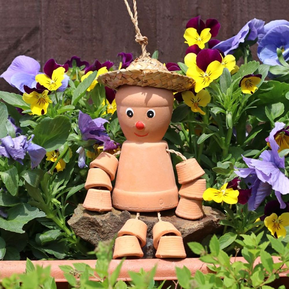 Small Terracotta Pot Man N/A