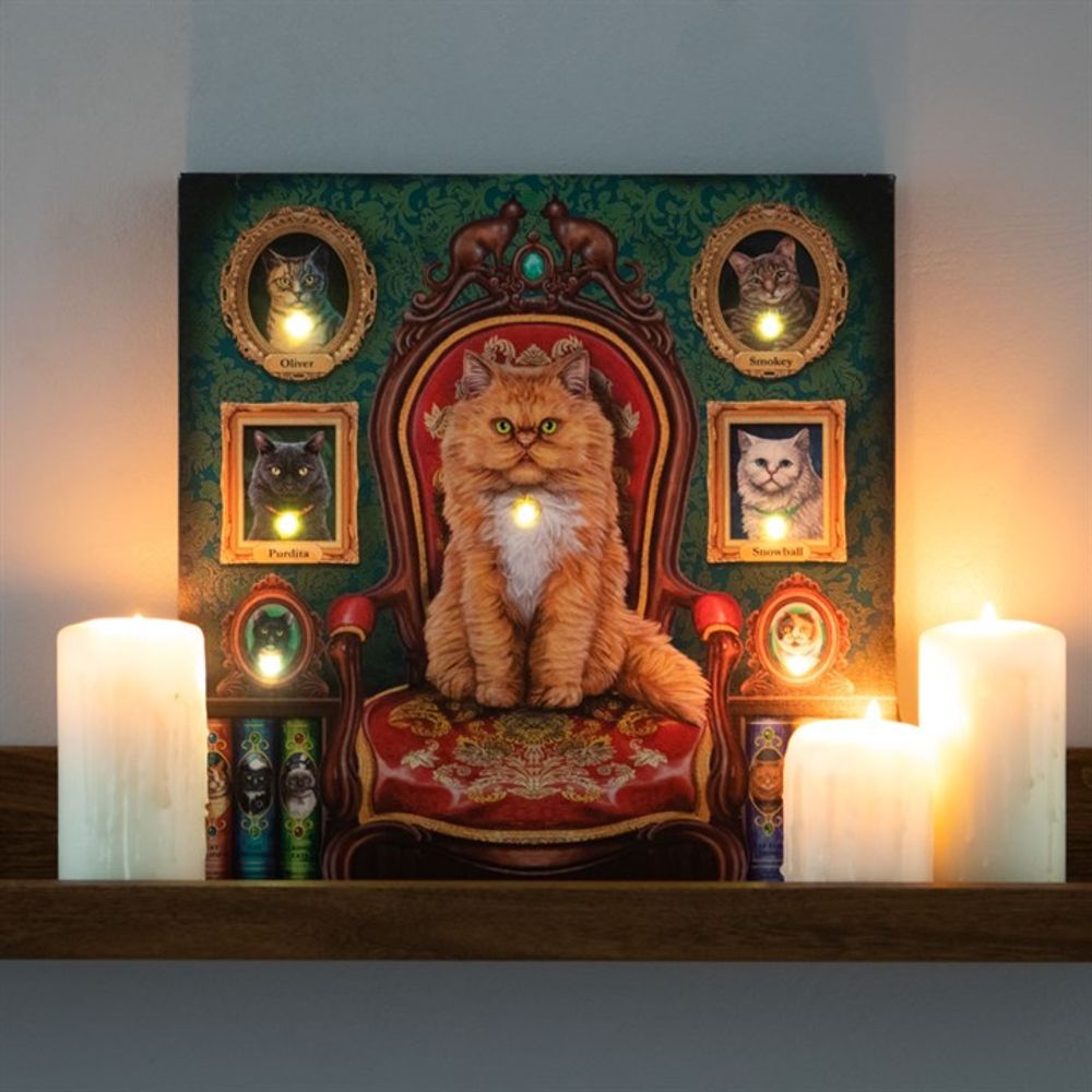 Mad About Cats Light Up Canvas By Lisa Parker N/A