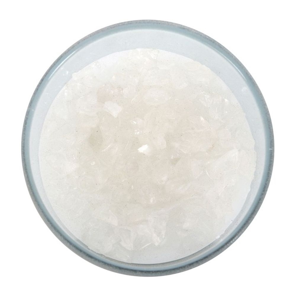 Positive Energy White Sage Crystal Chip Candle N/A