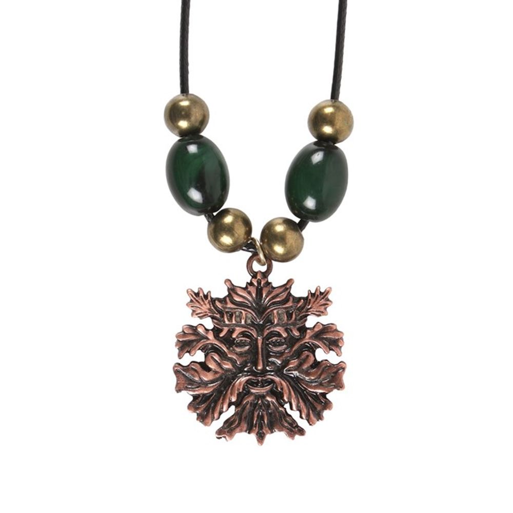 Green Man Pendant Necklace N/A