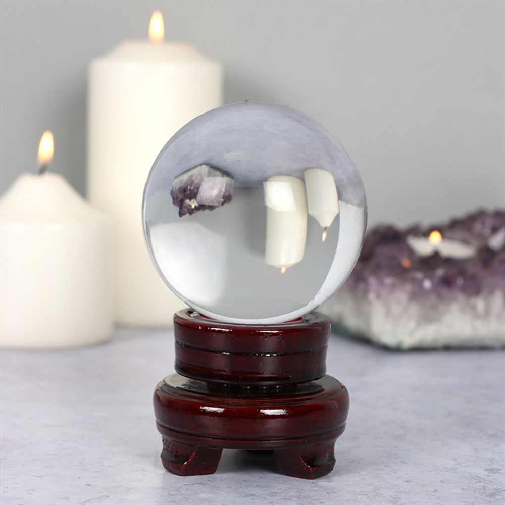 8cm Crystal Ball with Stand N/A