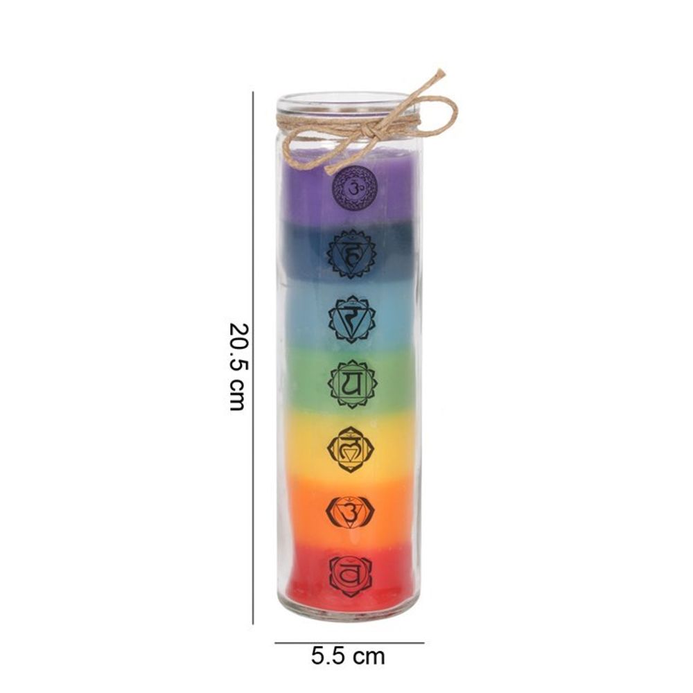 Tall Chakra Candle N/A