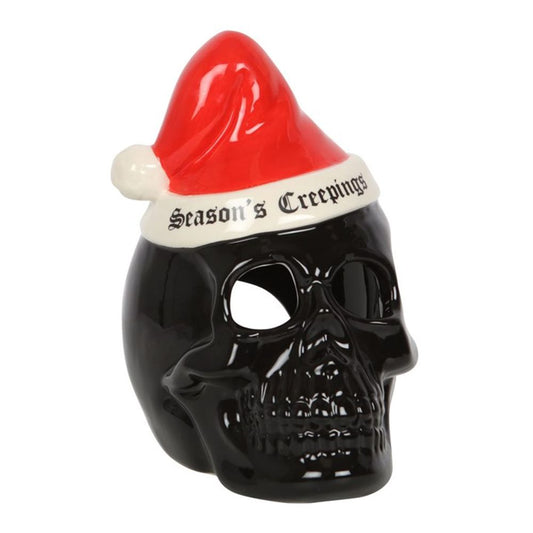 Seasons Creepings Skull Tealight Holder N/A