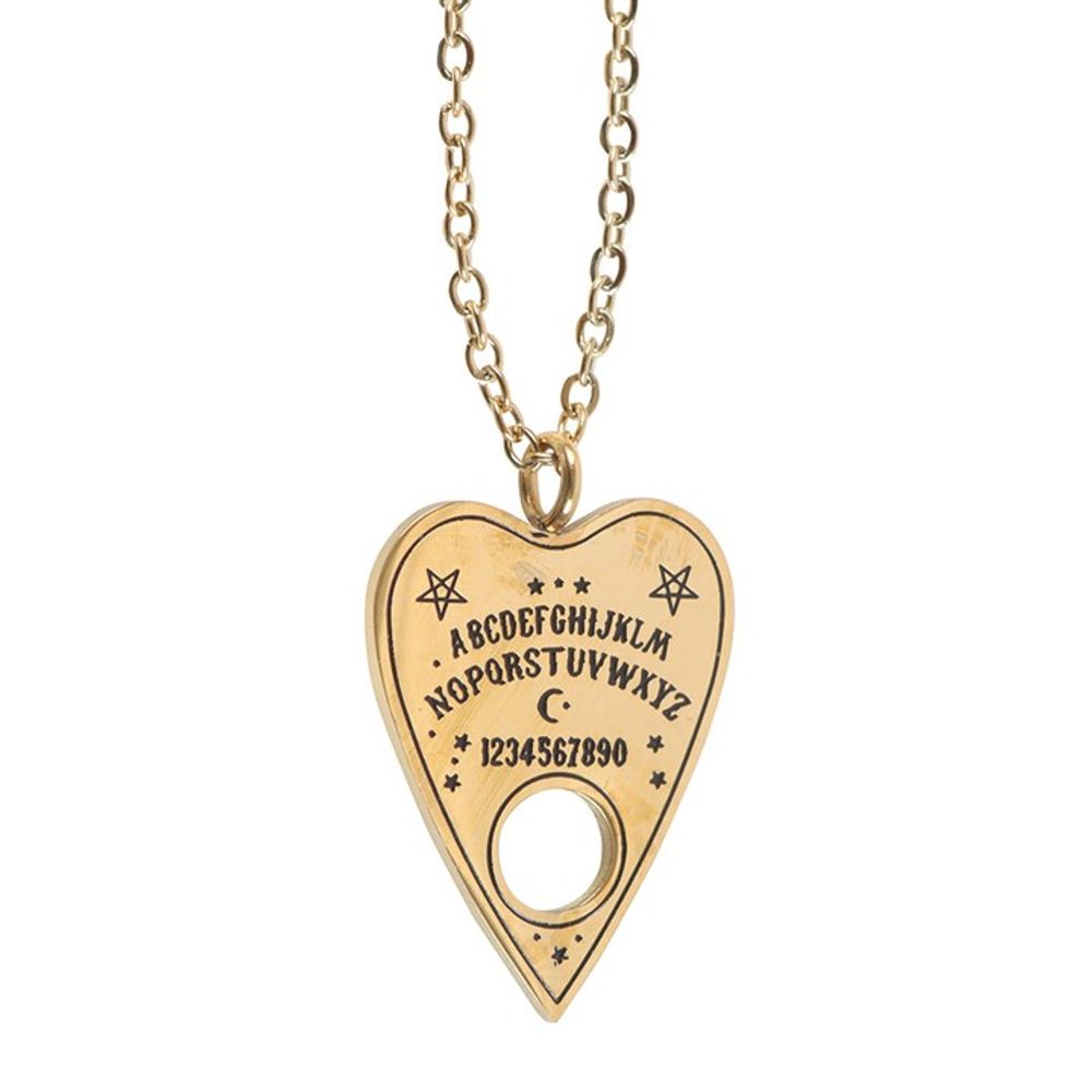 Talking Board Planchette Necklace Greeting Card N/A