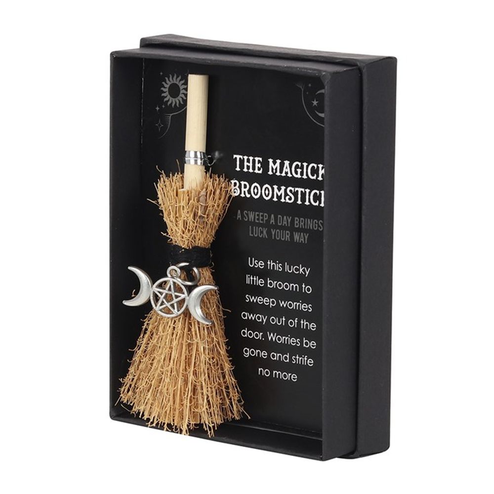 Triple Moon Mini Magick Broomstick N/A