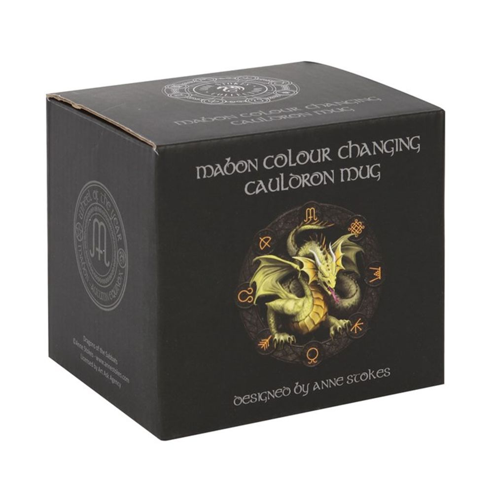 Mabon Colour Changing Cauldron Mug by Anne Stokes N/A