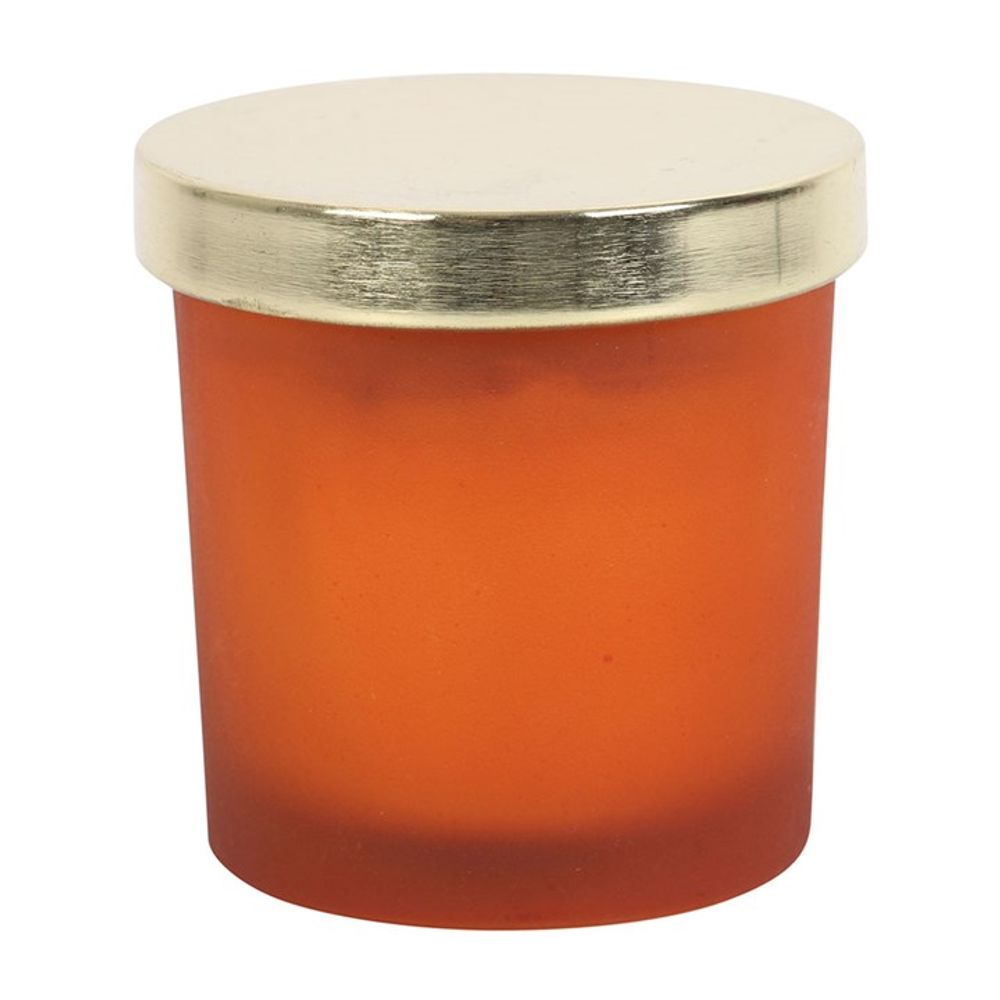 Sacral Chakra Orange Crystal Chip Candle N/A