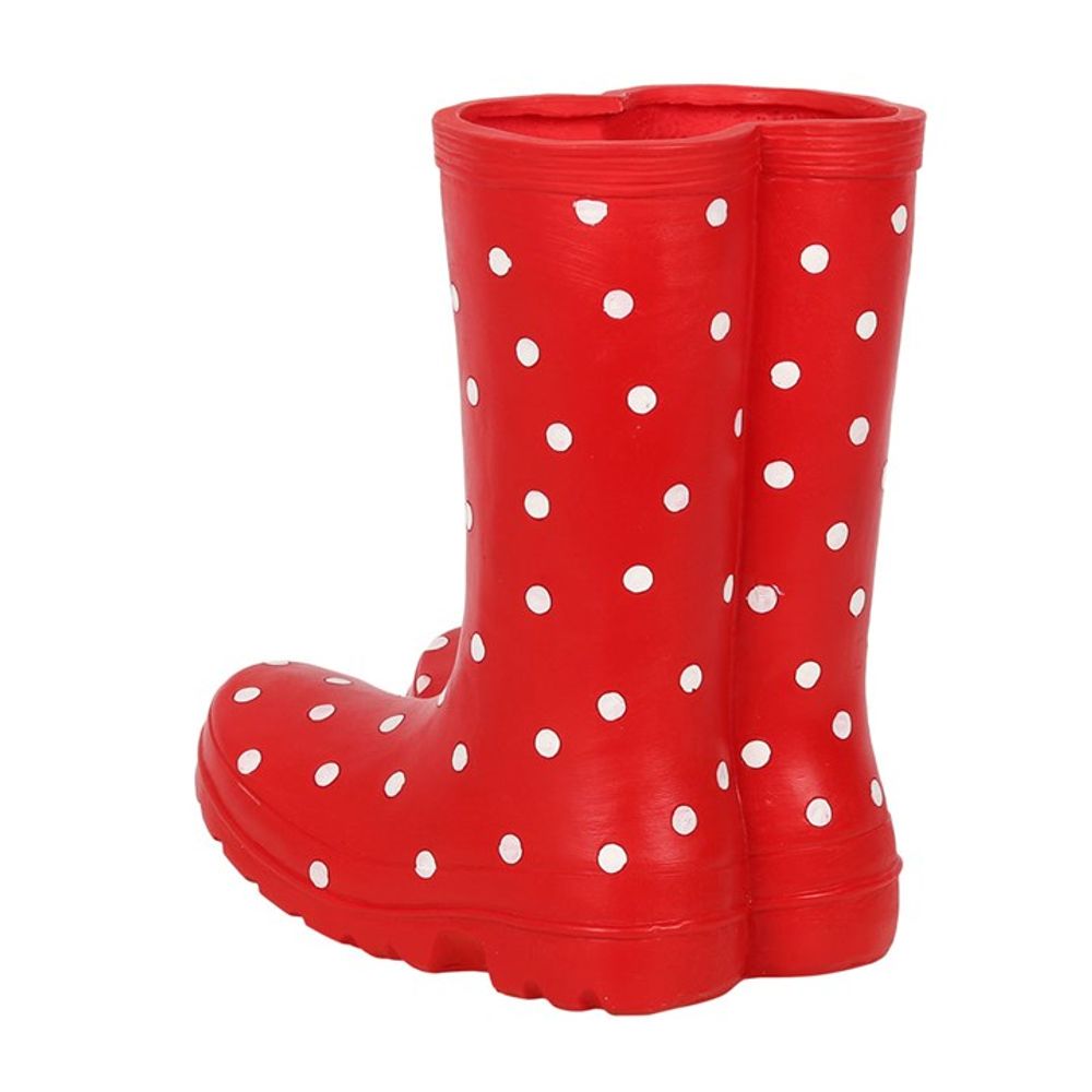 Red Welly Boot Planter N/A