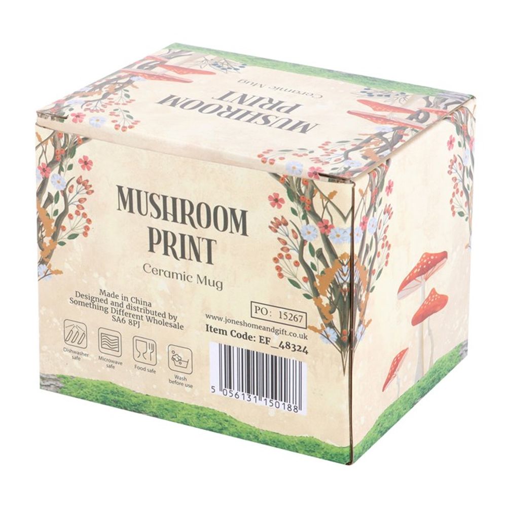 All Over Mushroom Print Mug N/A