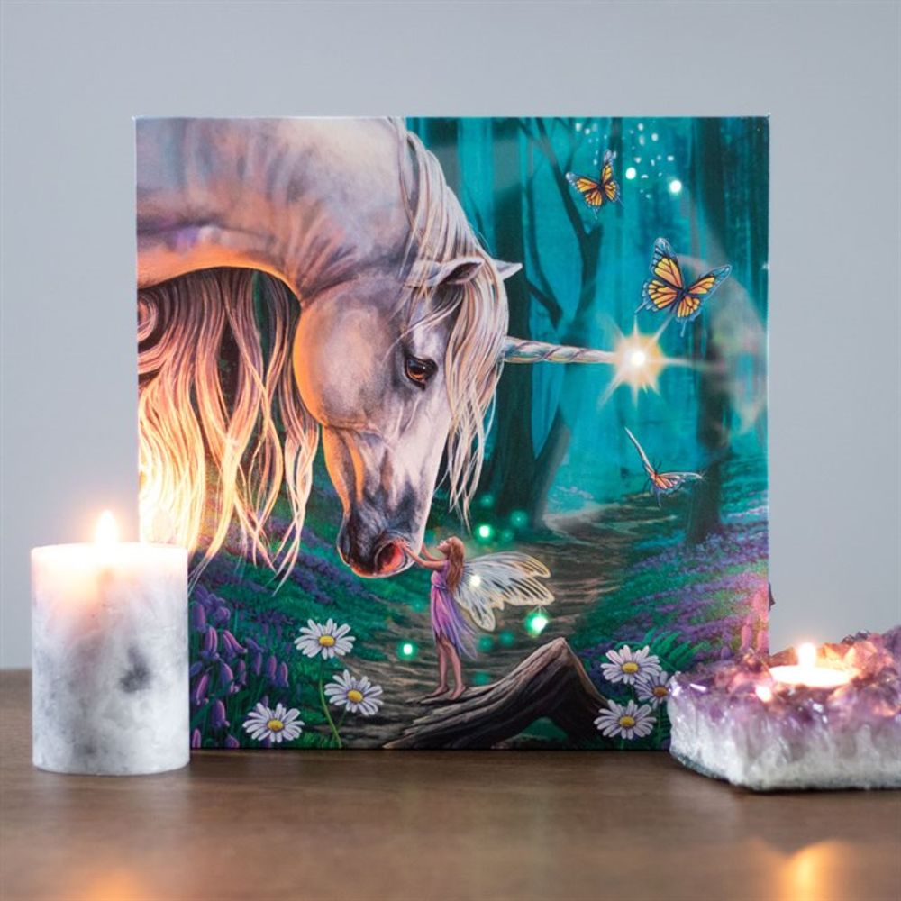 Fairy Whispers Light Up Canvas Plaque by Lisa Parker N/A