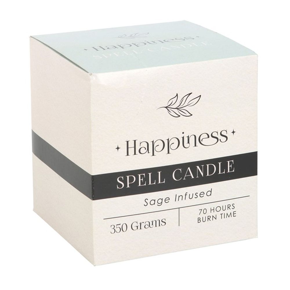 Sage Infused Happiness Spell Candle N/A