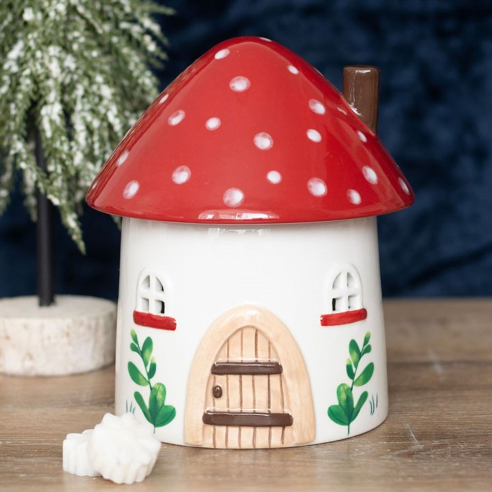 Mushroom House Oil Burner and Wax Warmer N/A