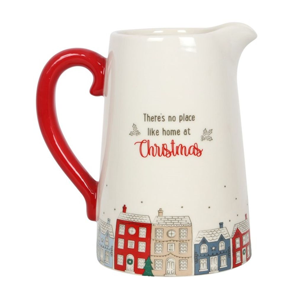 17cm Christmas Village Ceramic Flower Jug N/A