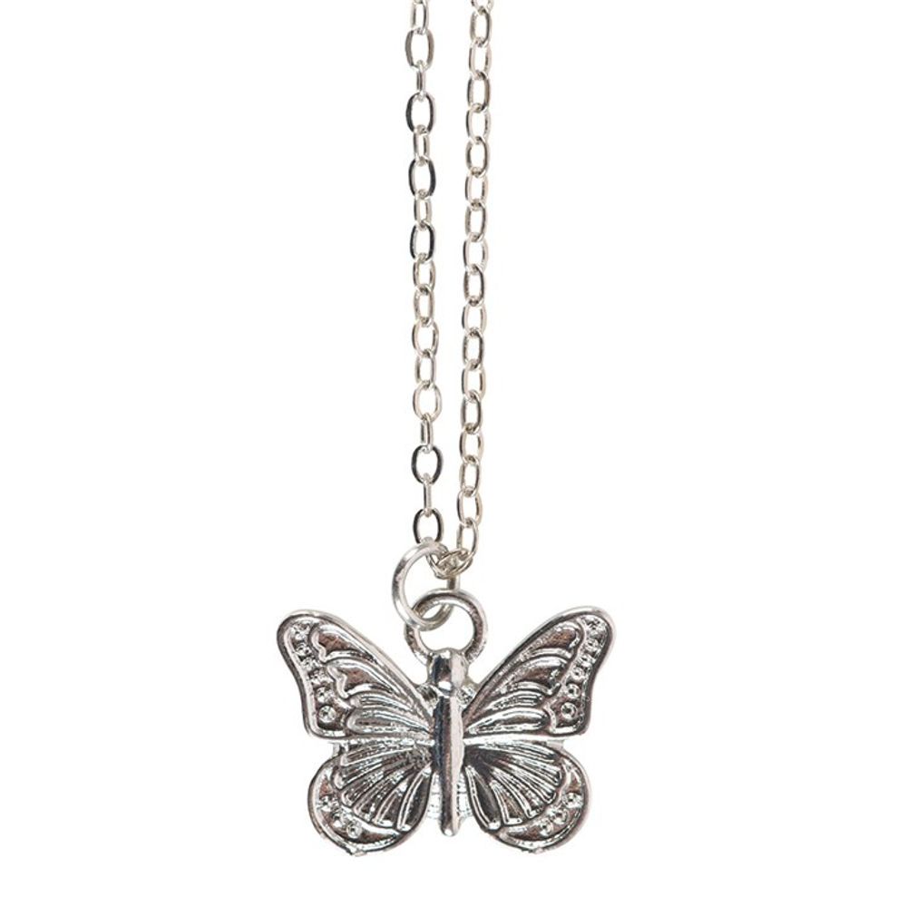 Butterfly Necklace on Greeting Card N/A